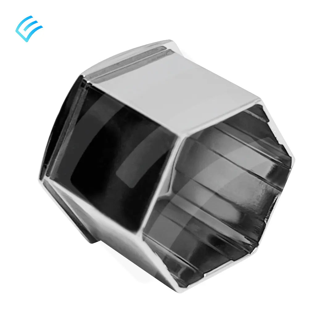 NEW OEM Tesla Model S Y 3 Lug Nut Cap Medium Chrome 1027011-00-A