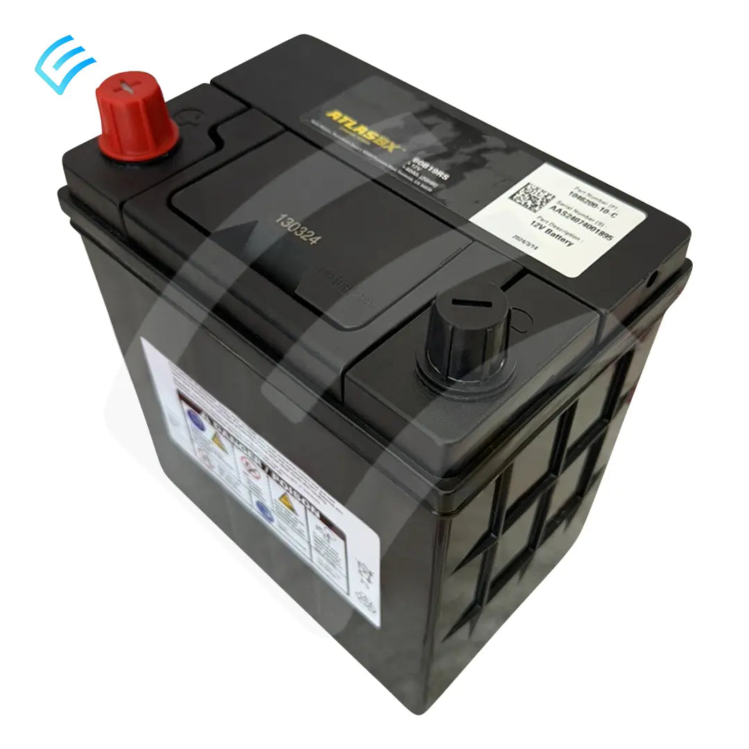 NEW OEM Tesla Model X 12V Battery AtlasBX B19 Flooded 1046200-10-C