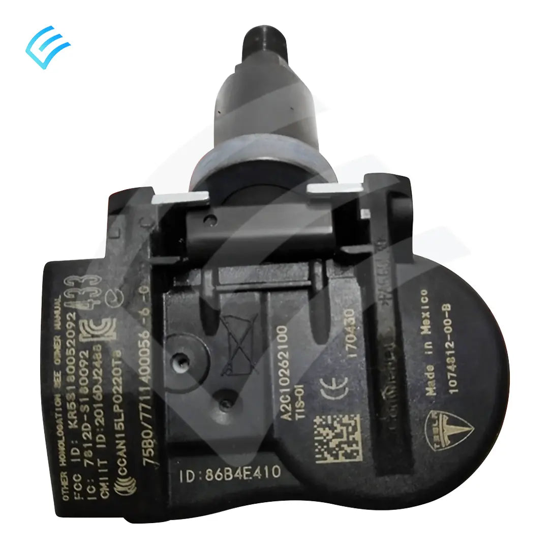 NEW OEM Tesla M3/S/X TPMS Wheel Sensor 433 MHz Black Valve Stem 1074812-00-B