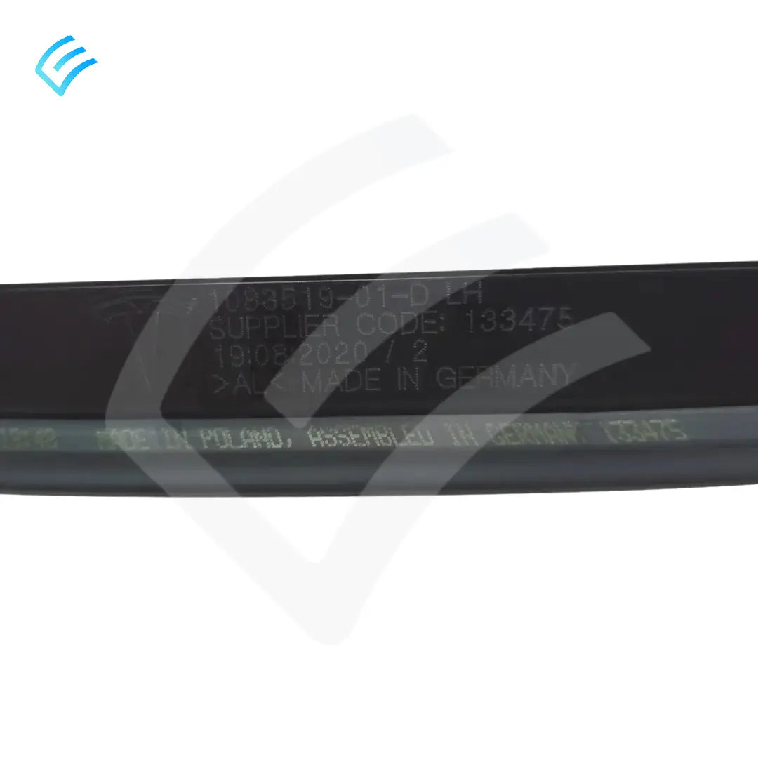 NEW OEM Tesla Model 3 Brightwork Upper Left Black 1083519-01-D