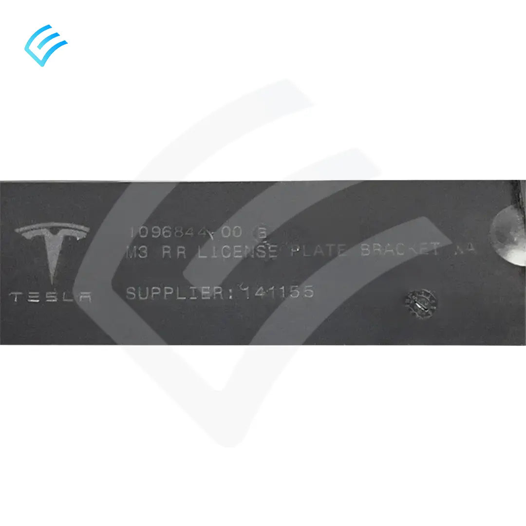 New OEM Tesla Model 3 Rear License Plate Frame Mount 1096844-00-B