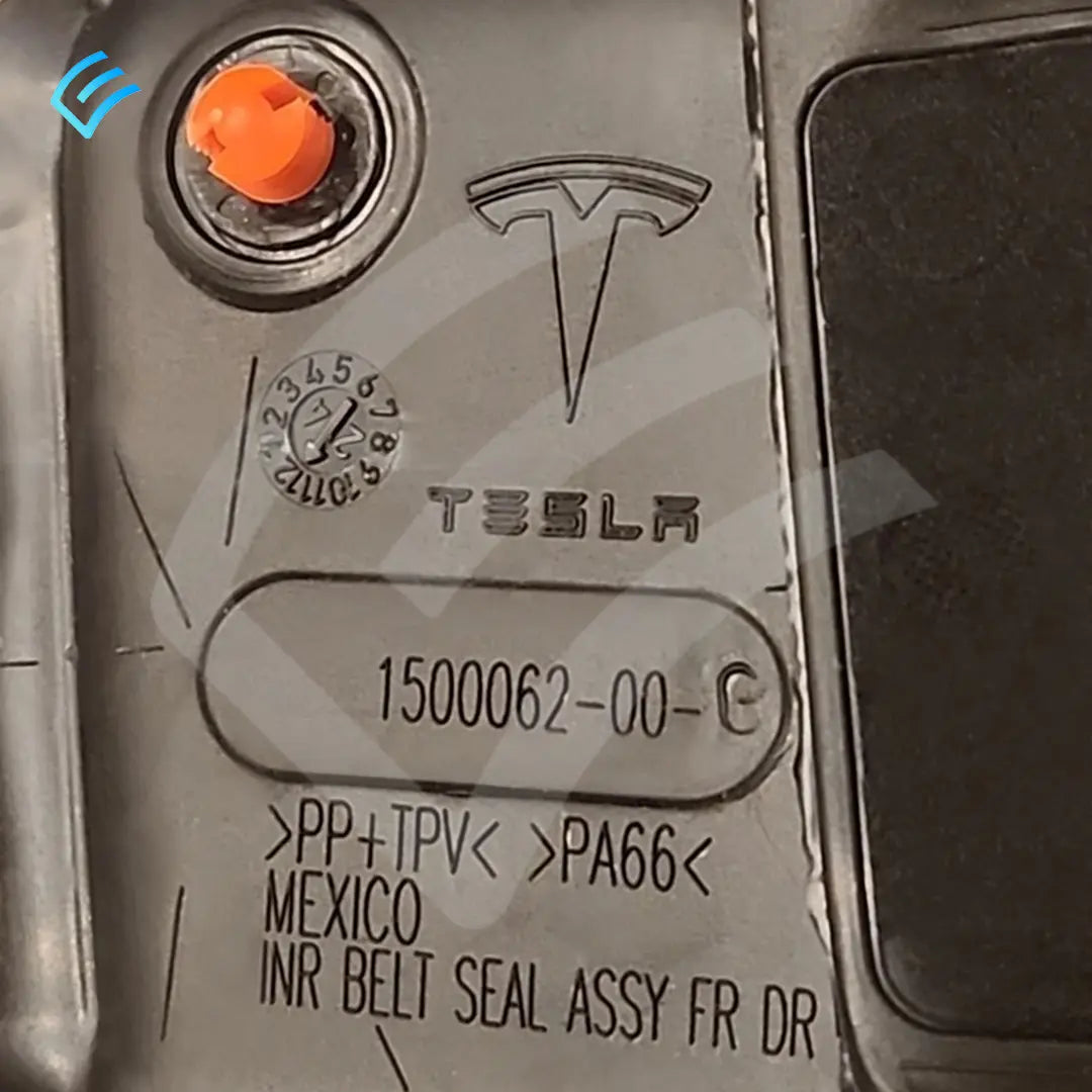 NEW OEM Tesla Model Y Inner Belt Seal Assembly Front Door Left Hand 1500062-00-G