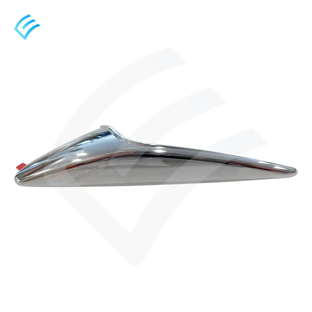 NEW OEM Tesla M3/Y/S/X Side Repeater Trim - Chrome Aero Rib - RH 1514878-01-C