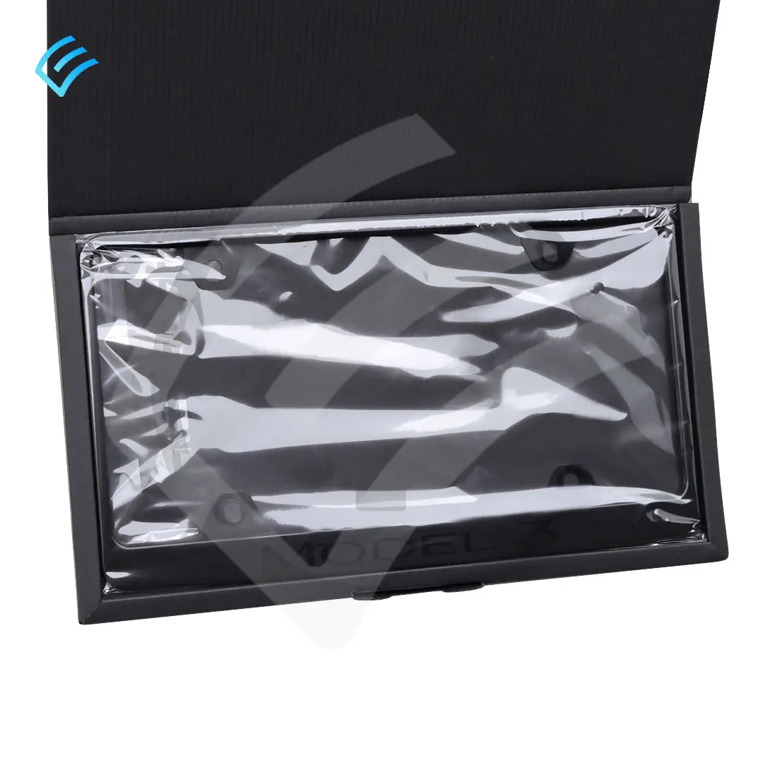 NEW OEM Tesla Model 3 Rear License Plate Frame Satin Black 1703855-00-A