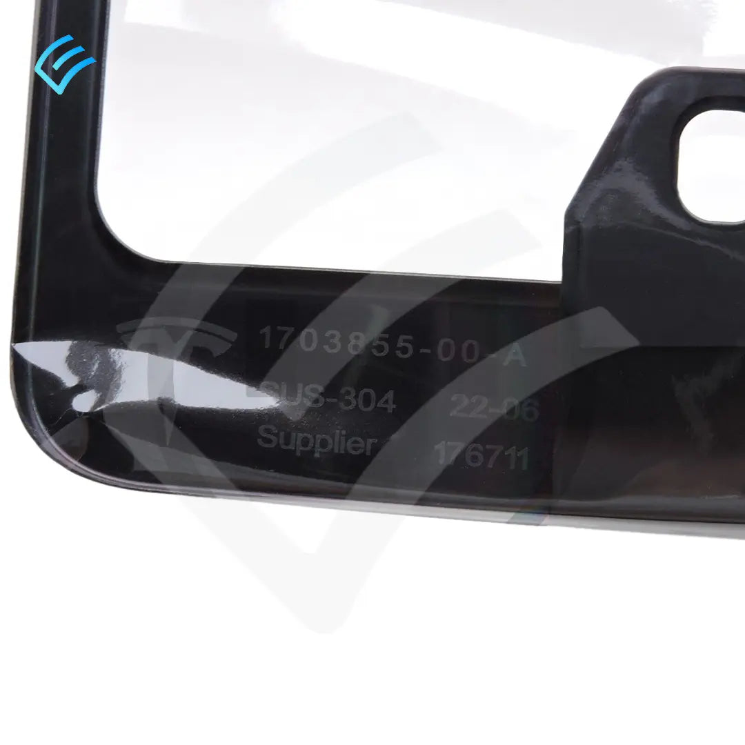 NEW OEM Tesla Model 3 Rear License Plate Frame Satin Black 1703855-00-A