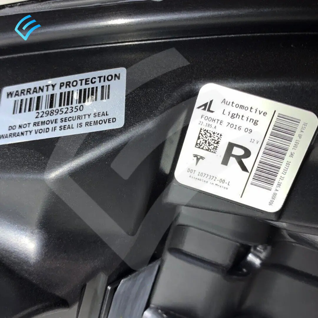 NUEVO OEM Tesla Model 3/Y Conjunto de faro SAE Up-Level mano derecha 2085750-00-A