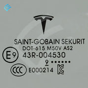NEW OEM Tesla Model 3 Front Door Moving Side Glass Right Hand 1077901-99-A