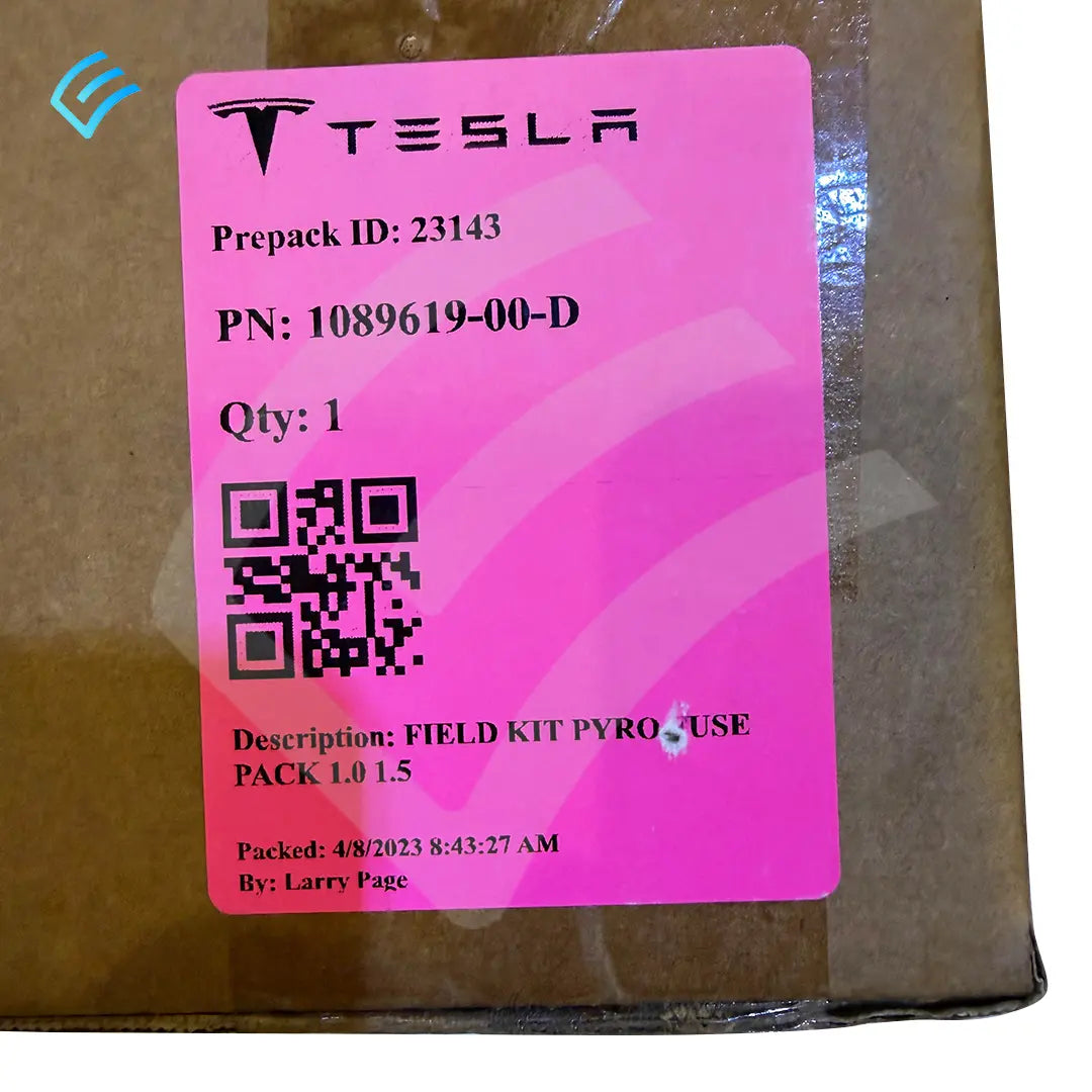 NEW OEM Tesla Field Kit Pyro Fuse Pack 1.0 / 1.5 1089619-00-X