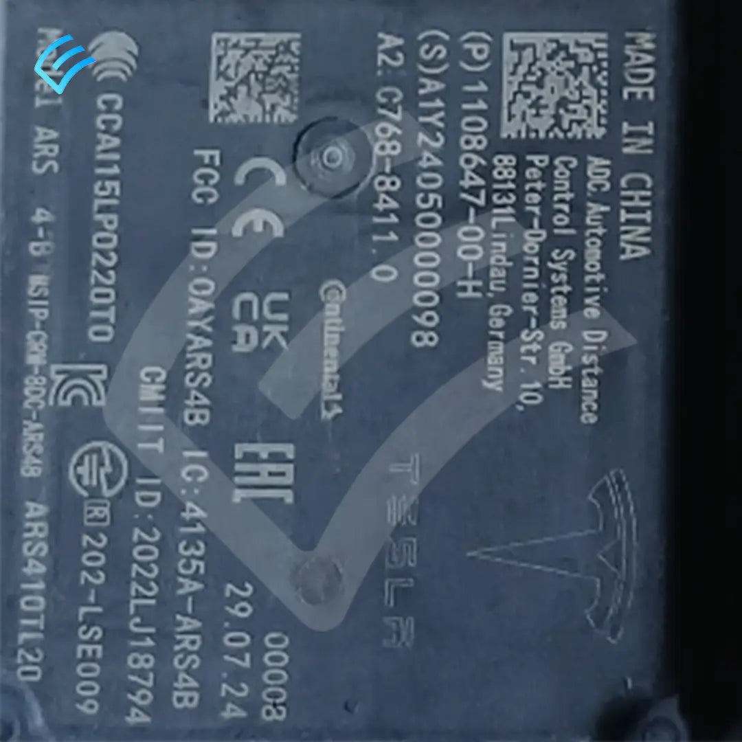 NUEVO OEM Tesla Model 3/Y Radar Siete Pin Perpendicular 1108647-00-H