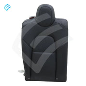 NUEVO OEM Tesla Model 3 Conjunto de cubierta de moldura suave para respaldo de asiento de segunda fila, lado derecho, negro 1452689-01-B