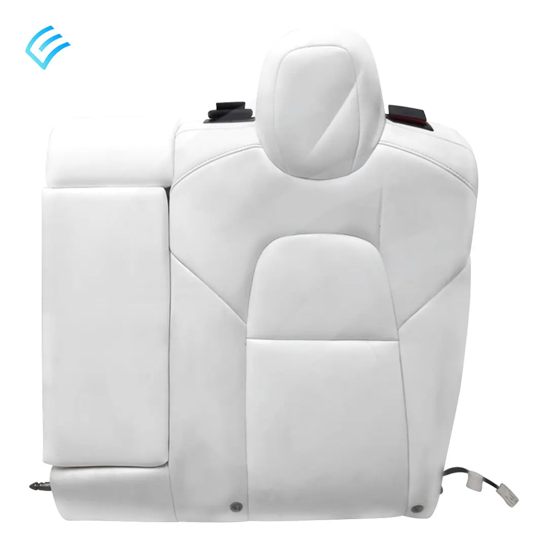 NUEVO OEM Tesla Model 3 Conjunto de cubierta de moldura suave para respaldo de asiento de segunda fila, lado izquierdo, blanco 1452692-02-B