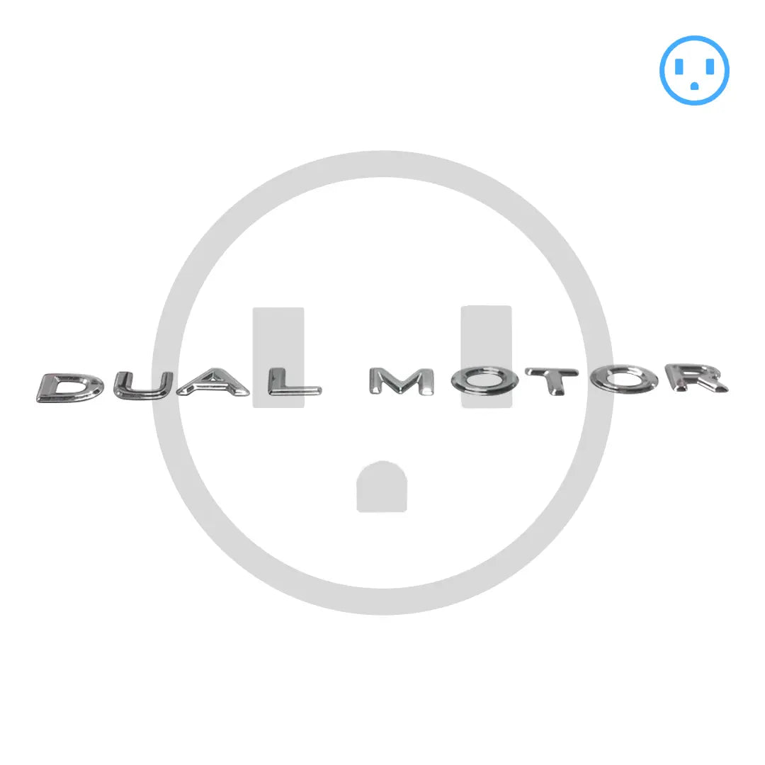 NEW OEM Tesla Model 3 Dual Motor Badge 1474572-00-A