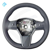 NEW OEM Tesla Model 3 Y Steering Wheel PUR Leather 1490214-00-C