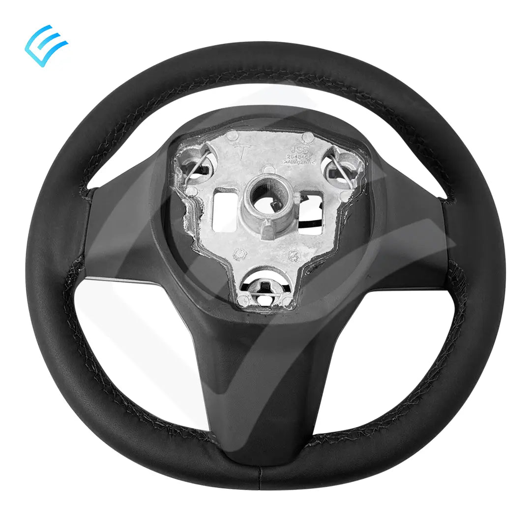 NEW OEM Tesla Model 3 Y Steering Wheel PUR Leather 1490214-00-C