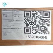 NUEVO OEM Tesla Model Y Puerta delantera de vidrio lateral móvil izquierda con revestimiento hidrofóbico de vidrio templado desnudo 1495508-00-B