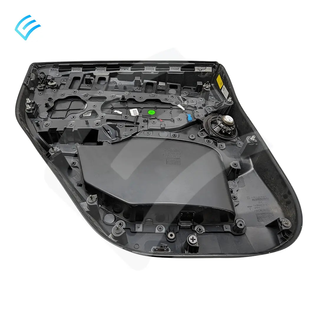 NEW OEM Tesla MY Rear RH Door Trim Assembly - LH Drive (BLACK) 1497297-91-B