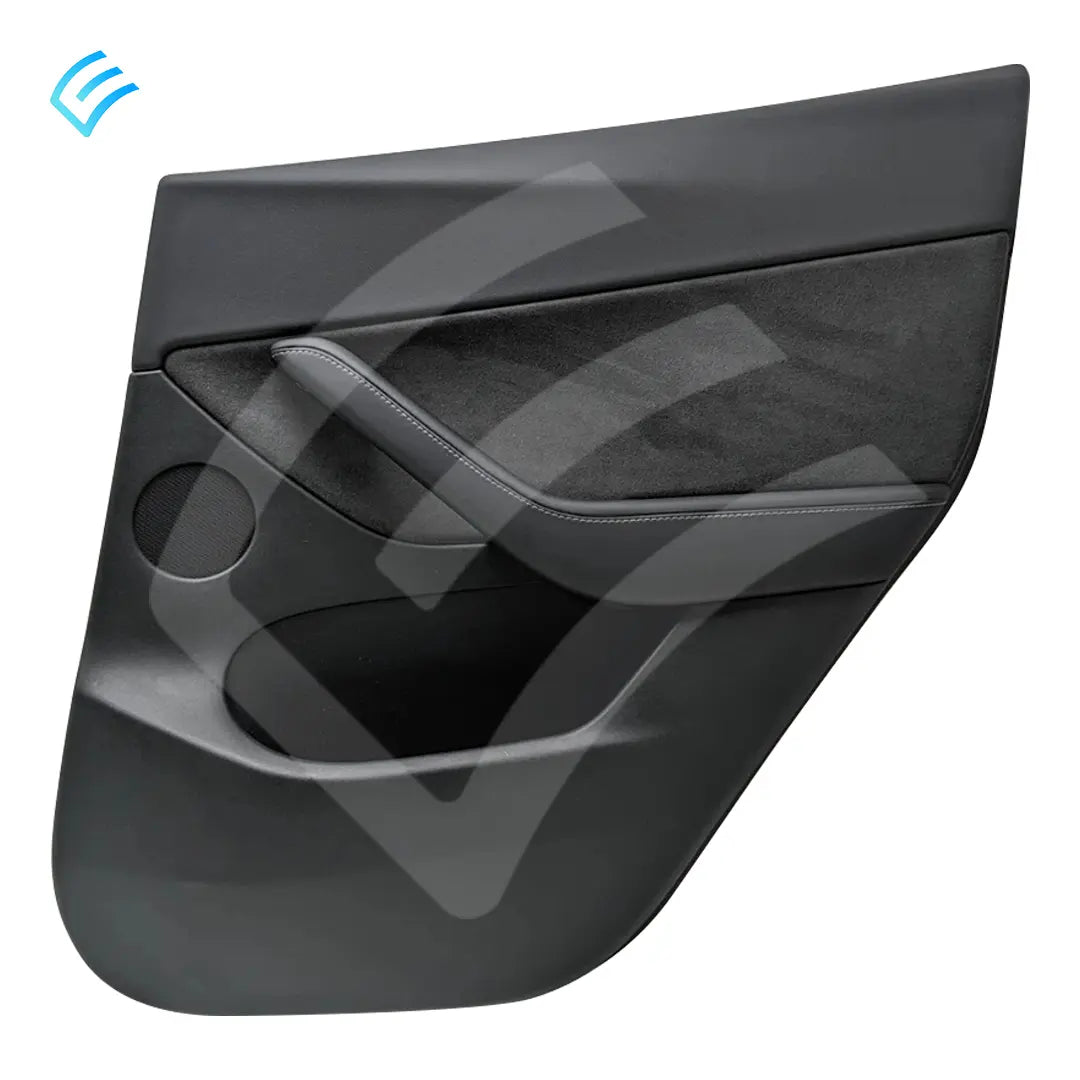 NEW OEM Tesla MY Rear RH Door Trim Assembly - LH Drive (BLACK) 1497297-91-B