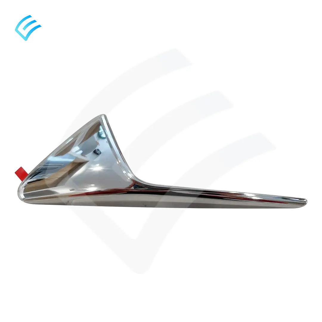 NEW OEM Tesla M3/Y/S/X Side Repeater Trim - Chrome Aero Rib - RH 1514878-01-C