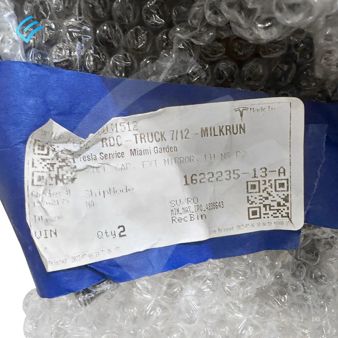 NEW OEM Tesla Model S Exterior Mirror Skull Cap Left Hand Deep Blue 1622235-13-A