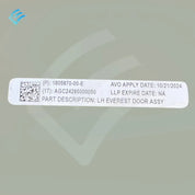 NEW OEM Tesla Cybertruck Rear Moving Side Glass Left Hand 1805870-00-E