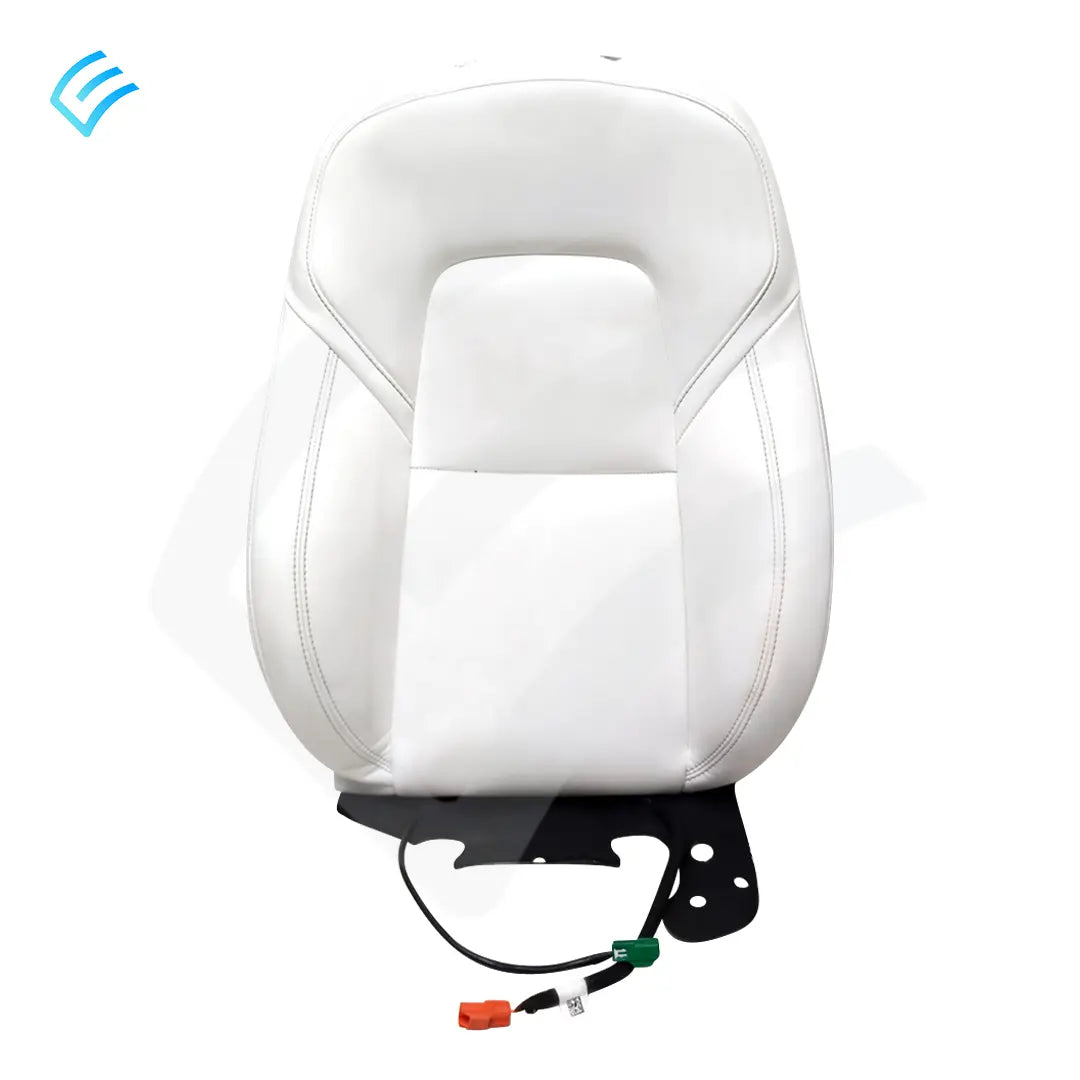NUEVO OEM Tesla Model 3/Y Conjunto de cubierta de moldura suave para respaldo de asiento de primera fila, lado derecho, blanco 1920673-02-A