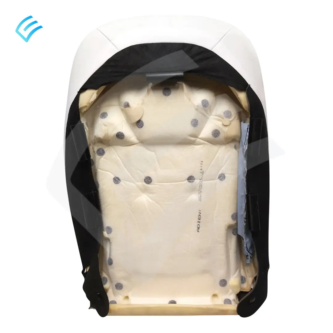 NUEVO OEM Tesla Model 3/Y Conjunto de cubierta de moldura suave para respaldo de asiento de primera fila, lado derecho, blanco 1920673-02-A