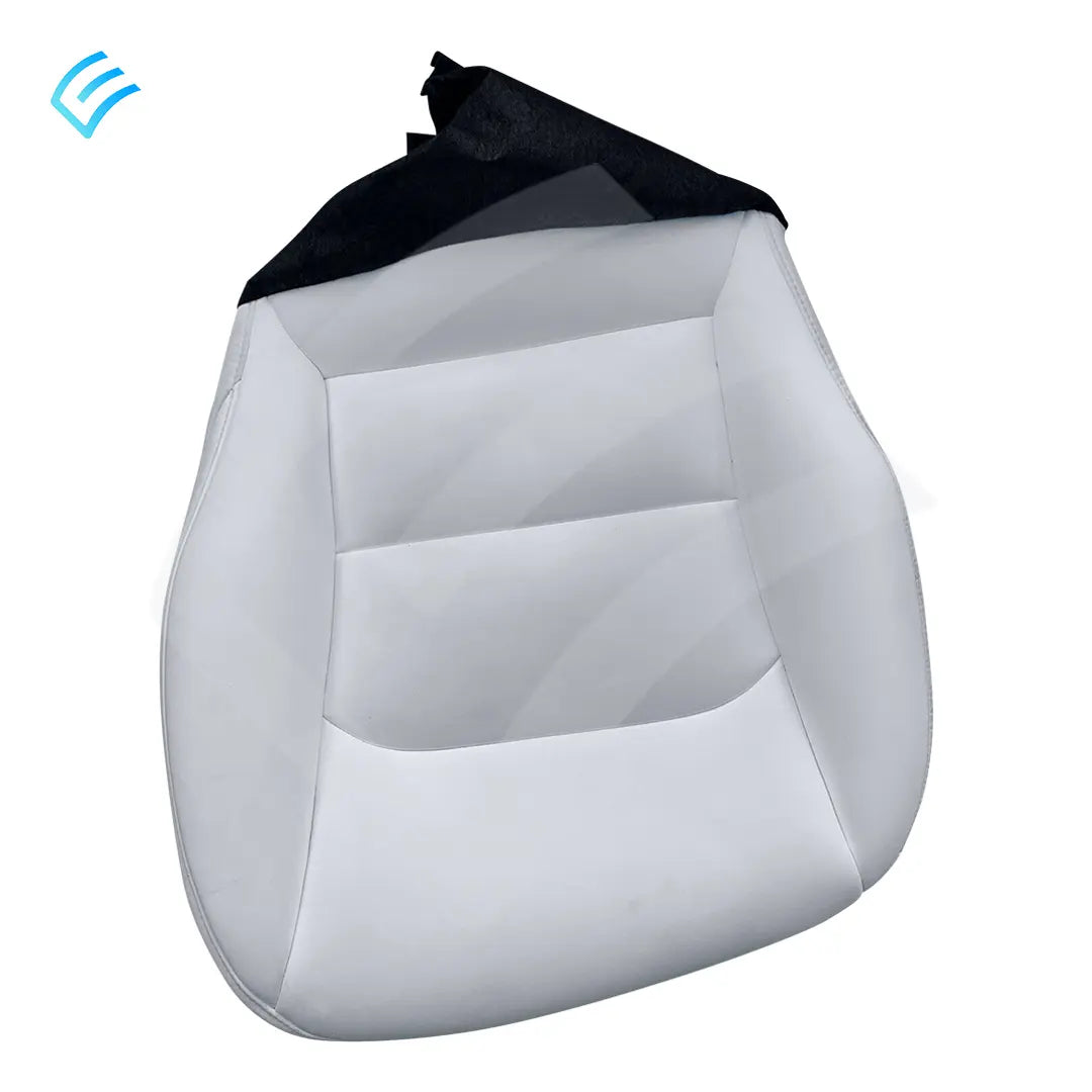 NUEVO OEM Tesla Model 3/Y - Conjunto de funda de cojín de asiento de primera fila suave, lado derecho, blanco, 1920674-02-A