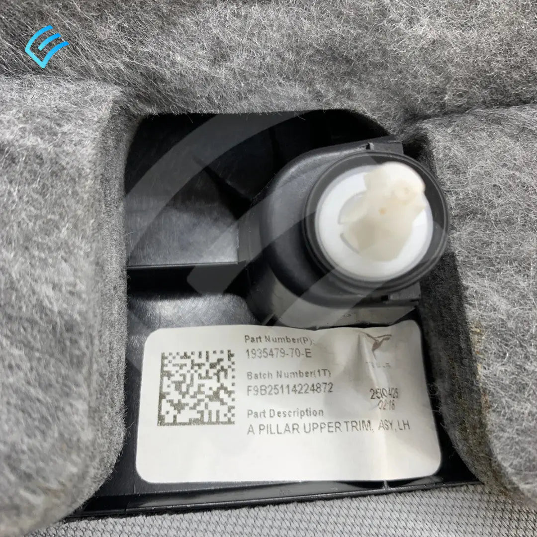 NEW OEM Tesla Model Y A-Pillar Upper Trim Assembly Left Hand 1935479-70-E