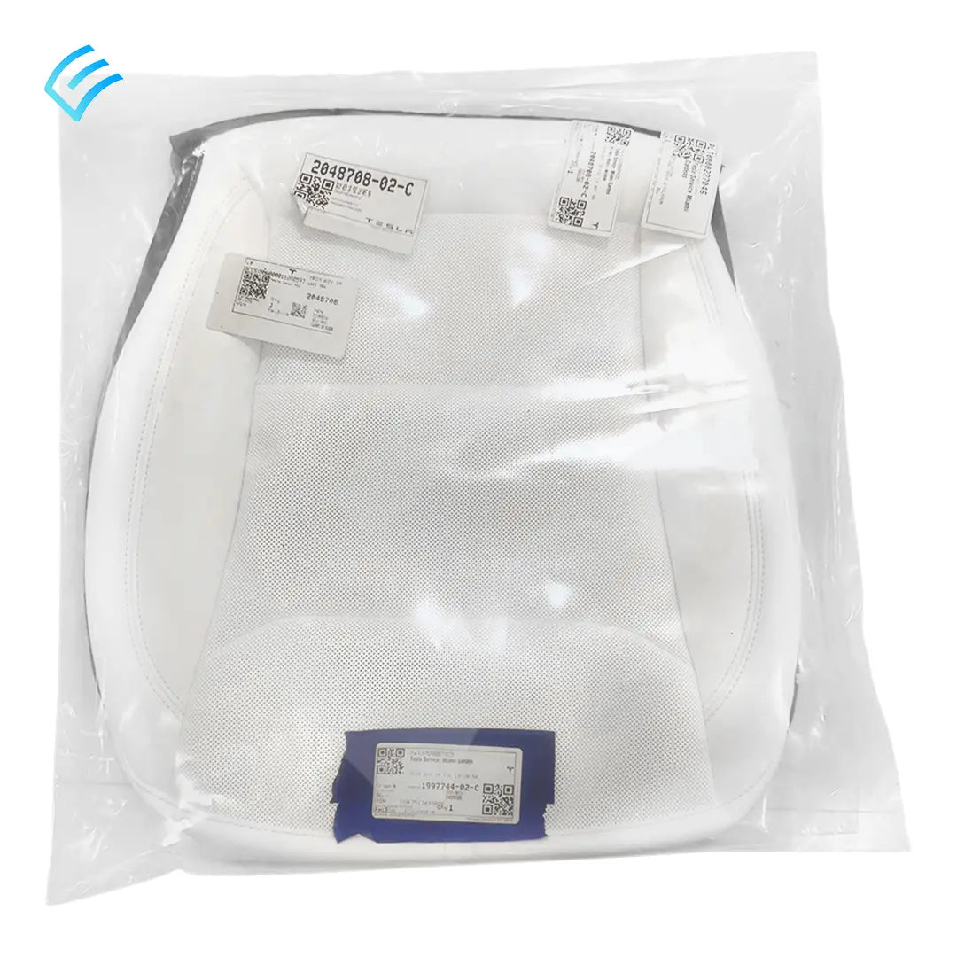 NEW OEM Tesla MY First Row Seat Cushion Soft Trim Cover LH White 2048708-02-C