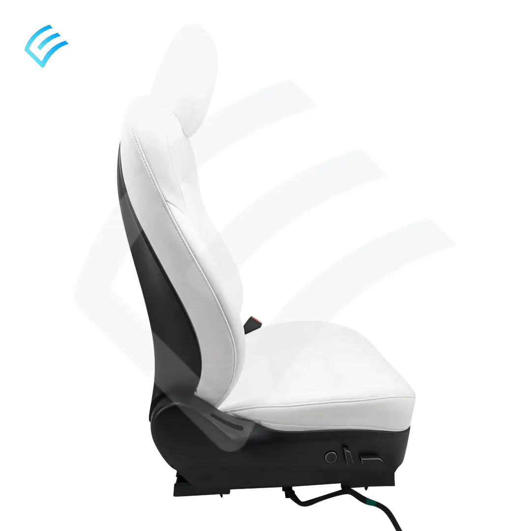 NUEVO conjunto de asiento de primera fila OEM para Tesla Model 3, lado derecho, blanco, 7654324-82-C