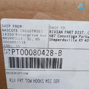 NEW OEM Rivian R1S Exposed Tow Hooks Front Passenger Side PT00080428-B