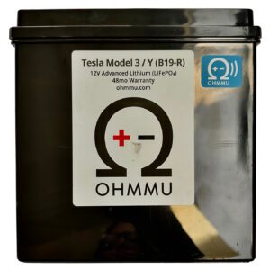OHMU 12V Lithium Battery for Tesla Model 3/Y - 075a38b03db7