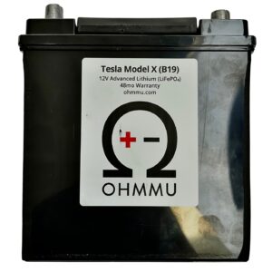 OHMU Tesla Model X 12V Battery f8705049fa24